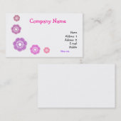 Häkelarbeit-einfache Visitenkarten Visitenkarte (Vorne/Hinten)