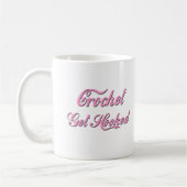 Häkelarbeit erhalten gehakte Kaffee-Tasse Kaffeetasse (Links)