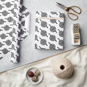 Häkelarbeit-Haken-u. Garn-handgemachtes Handwerk Geschenkpapier