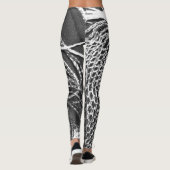 Häkelarbeit-Leggings Leggings (Rückseite)