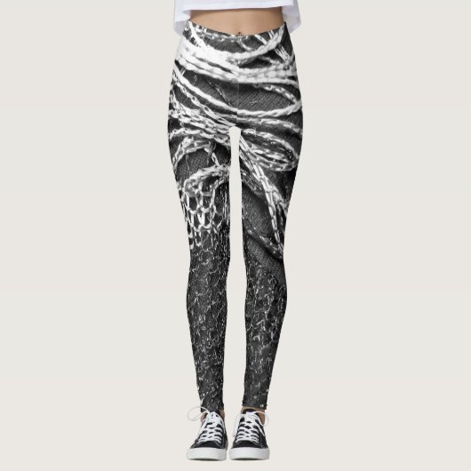 Häkelarbeit-Leggings Leggings (Vorderseite)