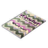 Häkelarbeit-Projekt-Notizbuch Notizblock (Linke Seite)