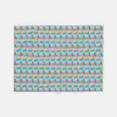 Häkelarbeit-Spule Fleecedecke (Vorderseite (Horizontal))