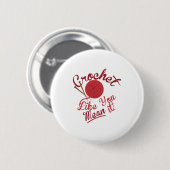 Häkelarbeit-Strick Button (Vorne & Hinten)