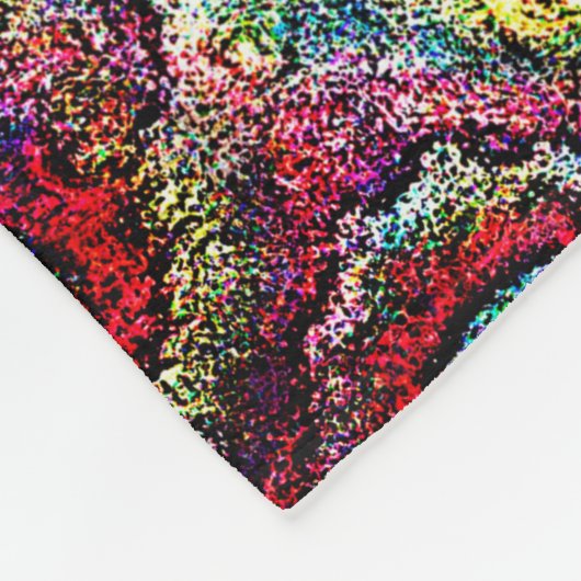 Häkelarbeit umfassendes bywhacky fleecedecke (Ecke)