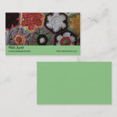 Häkelarbeit-Visitenkarte Visitenkarte (Vorne/Hinten)