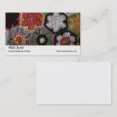 Häkelarbeit-Visitenkarte Visitenkarte (Vorne/Hinten)