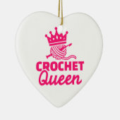 Häkelarbeitkönigin Keramik Ornament (Rechts)