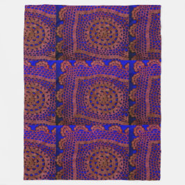 Häkelchen Fleecedecke