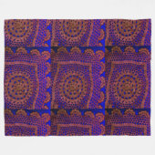 Häkelchen Fleecedecke (Vorderseite (Horizontal))