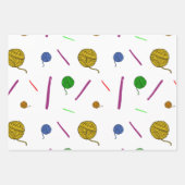 Häkelchen Geschenkpapier Set (Vorderseite 3)