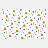 Häkelchen Geschenkpapier Set (Vorderseite)