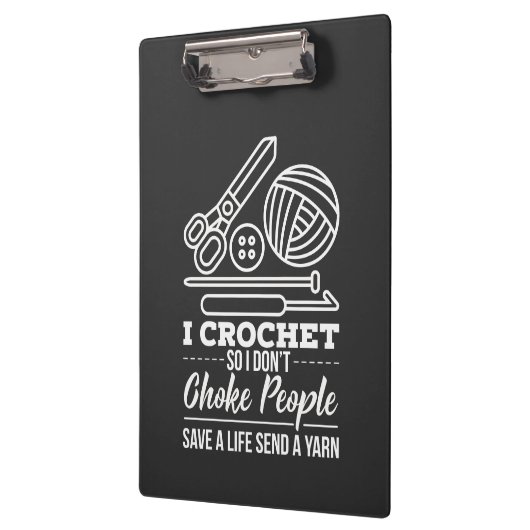 Häkelchen Klemmbrett (Links)