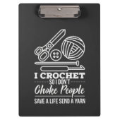 Häkelchen Klemmbrett (Vorderseite)