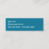 Häkelchen Mini Visitenkarte (Rückseite)