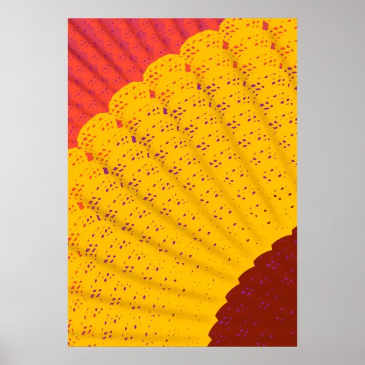 Häkeldeckchen, Fächer Poster (Vorne)
