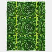 Häkeldesign Fleecedecke (Vorderseite)