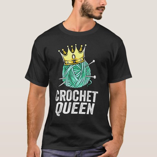 Häkeldronning Häkeln T-Shirt (Vorderseite)
