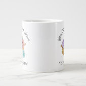 Häkelgarn Personalisiert Jumbo-Tasse (Vorderseite)