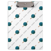 Häkelgarn und -garn {Farbe} Klemmbrett (Vorderseite)