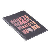 Häkelgeschenk lustiges Häkelangebot Notizblock (Rechte Seite)