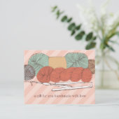 Häkelhaken aus Knetfäden mit Prägung Postkarte (Stehend Vorderseite)