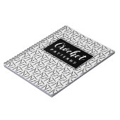 Häkelhaken, Garne, Garne und Handwerksmuster, ohne Notizblock (Linke Seite)