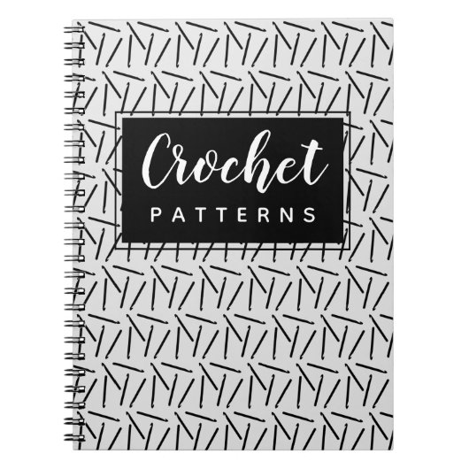 Häkelhaken, Garne, Garne und Handwerksmuster, ohne Notizblock (Vorderseite)