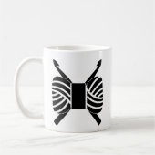 Häkelhaken und Garnbaukunst Kaffeetasse (Links)
