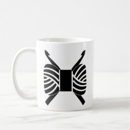 Häkelhaken und Garnbaukunst Kaffeetasse