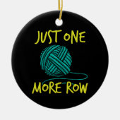 Häkelknittern Keramik Ornament (Vorne)