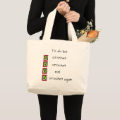 Häkelliebhaber Tasche (Vorderseite (Produkt))