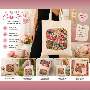 Häkelliebhaber-Tasche   Süße Geschenktasche für Ga Tragetasche