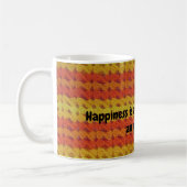 Häkelmuster - Warmer Afghan-Mug (#2) Kaffeetasse (Links)