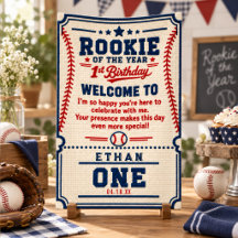 Häkeln Baseball-Ticket 1. Geburtstag Baby Junge