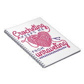 Häkeln Behalte mich vom Entwirren Notizblock (Rechte Seite)