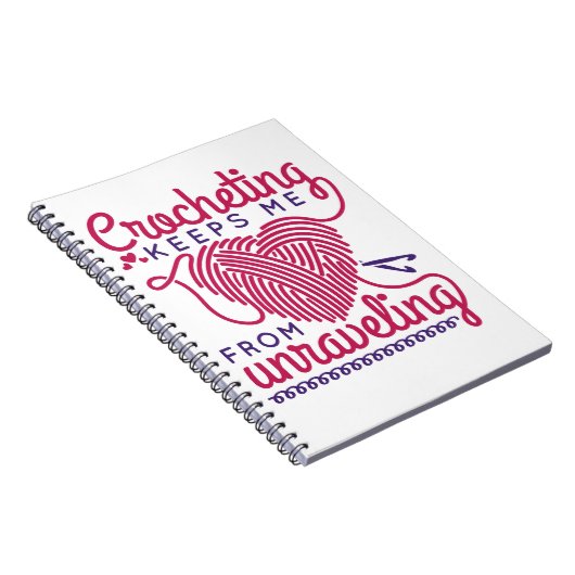 Häkeln Behalte mich vom Entwirren Notizblock (Rechte Seite)