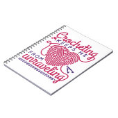 Häkeln Behalte mich vom Entwirren Notizblock (Linke Seite)