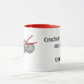 Häkeln behalte mir gesund. Normalerweise. Tasse (Zentrum)