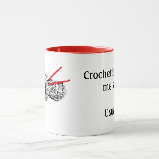 Häkeln behalte mir gesund. Normalerweise. Tasse (Zentrum)