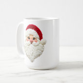 Häkeln falscher Garn-Weihnachtsmann Kaffeetasse (Vorderseite Links)