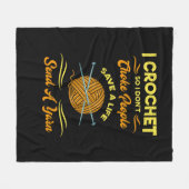 Häkeln Fleecedecke (Vorderseite (Horizontal))