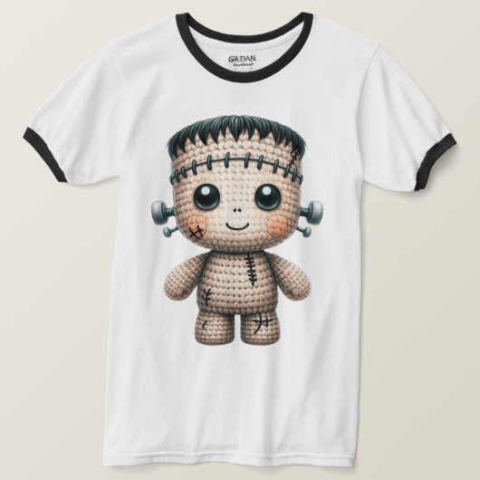 Häkeln Frankenstein T-Shirt (Design vorne)