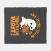 Häkeln Geister Garn Halloween Design Fleecedecke (Vorderseite (Horizontal))