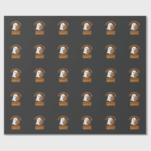 Häkeln Geister Garn Halloween Design Geschenkpapier