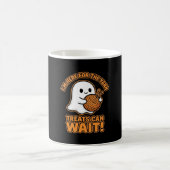 Häkeln Geister Garn Halloween Design Kaffeetasse (Mittel)
