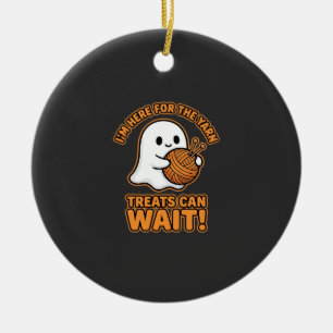 Häkeln Geister Garn Halloween Design Keramik Ornament