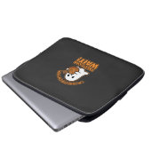 Häkeln Geister Garn Halloween Design Laptopschutzhülle (Vorne Knopf)