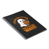 Häkeln Geister Garn Halloween Design Notizblock (Rechte Seite)