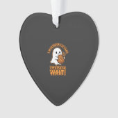 Häkeln Geister Garn Halloween Design Ornament (Vorderseite)